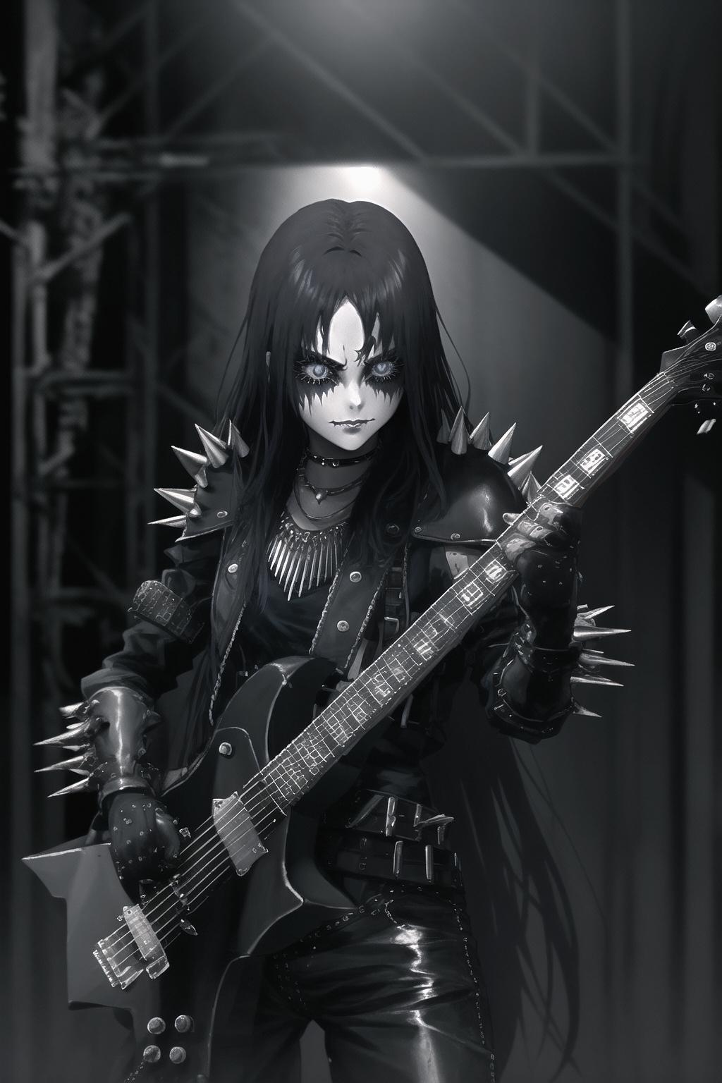 Do anime art in black metal style by Desolate_afd | Fiverr